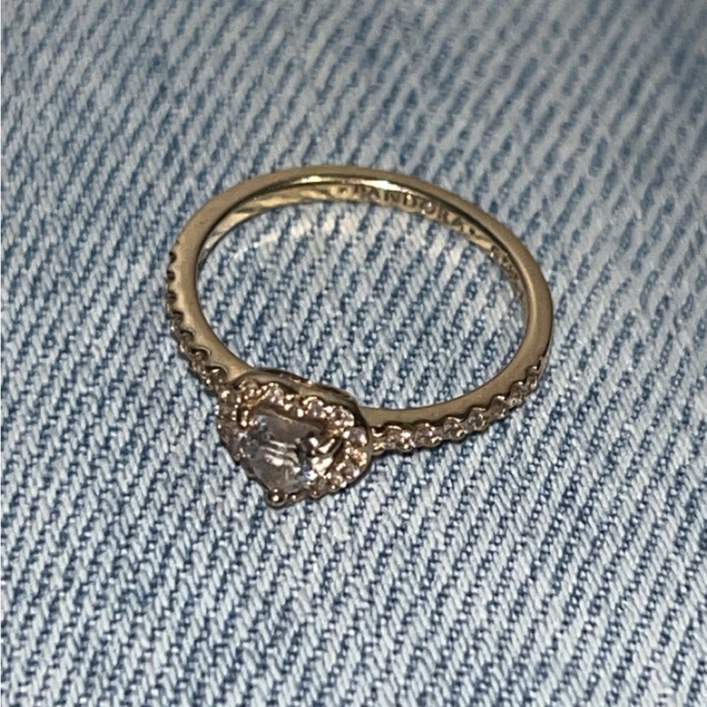 Real gold pandora ring